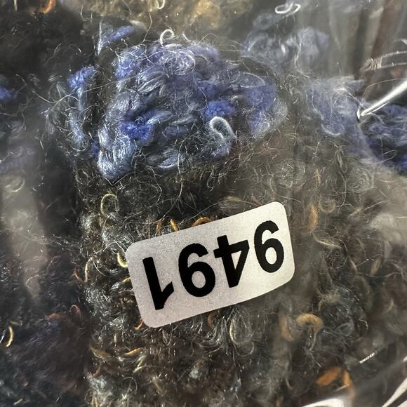 Curio Cardigan Sweater Womens Brown Multicolor Striped Knit Sweater Boho Hippie - Picture 13 of 13